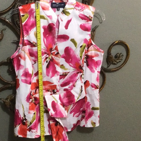 Jones New York 100%  Cotton sleeveless blouse. - Picture 11 of 11